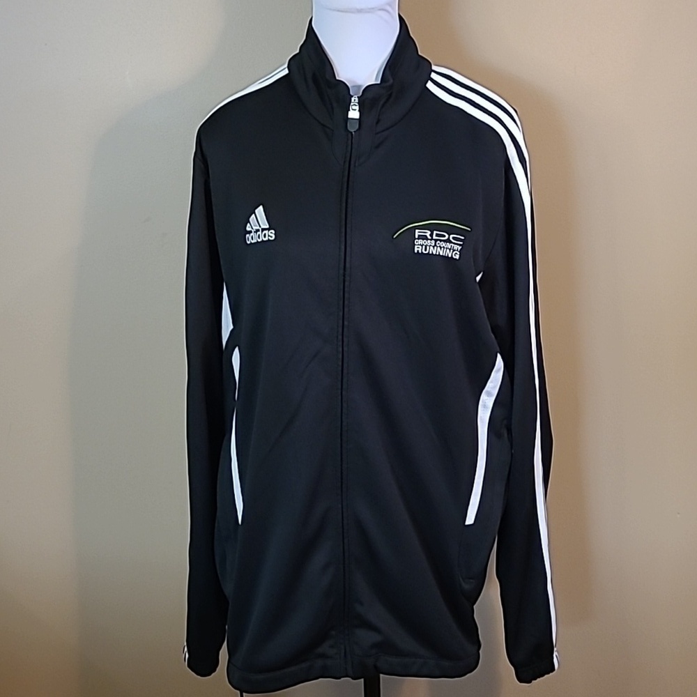 ADIDAS Full Zip Warm-up Jacket, Red Deer College Cross Country Running Team